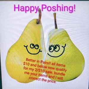 Pair Sale!!! 2 / $10. Details Below.